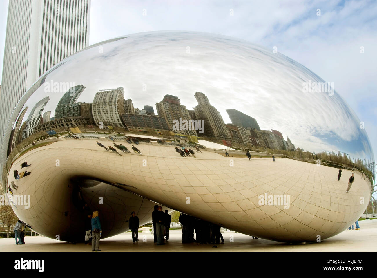 Chicago Bean Sculpture Stock Photo - Alamy