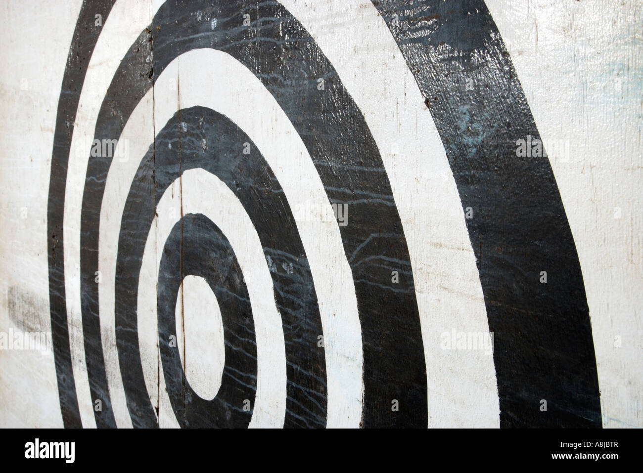 Black and white bullseye target Stock Photo Alamy