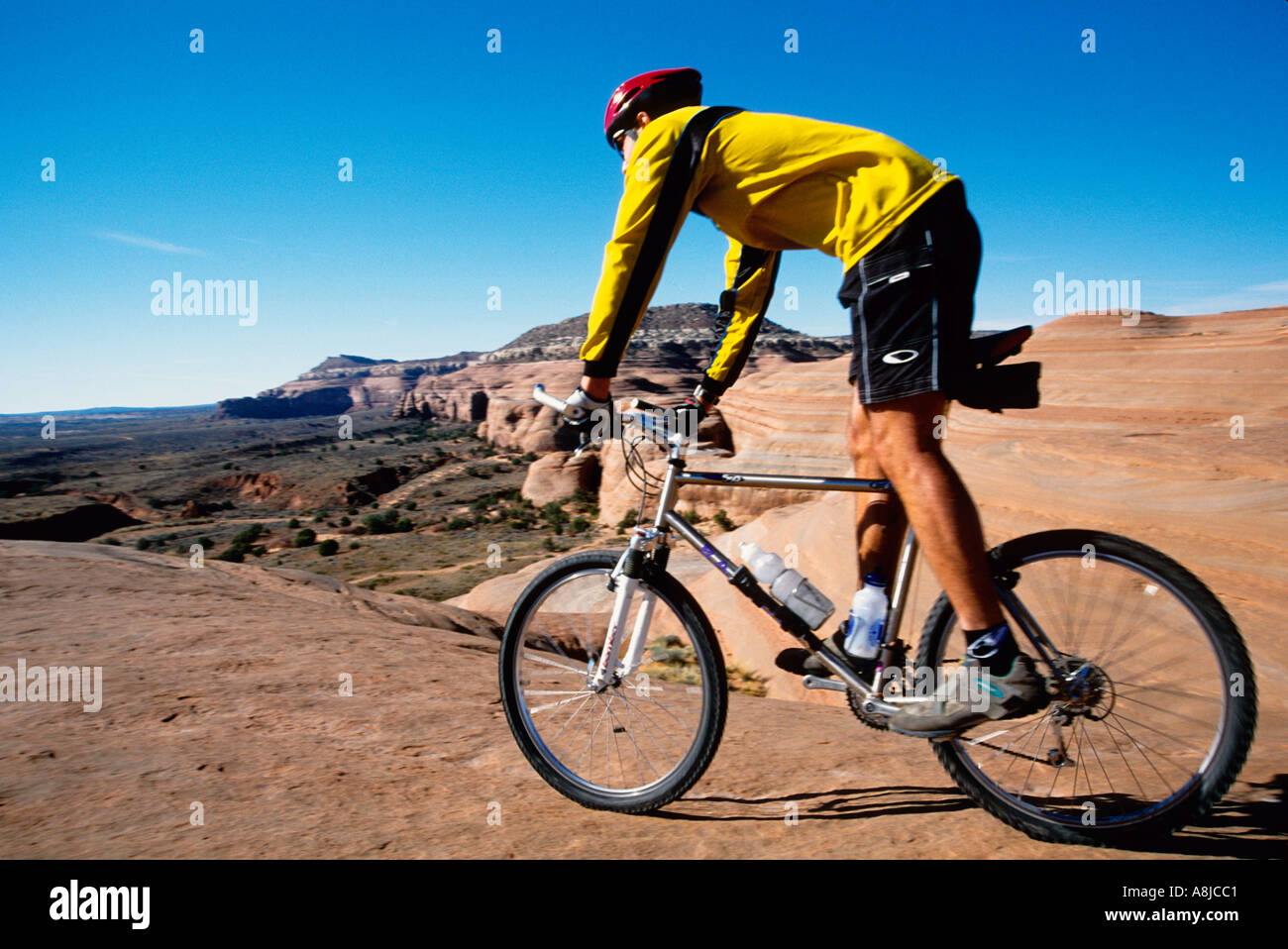 Slick rock biking trail hi-res stock photography and images - Alamy
