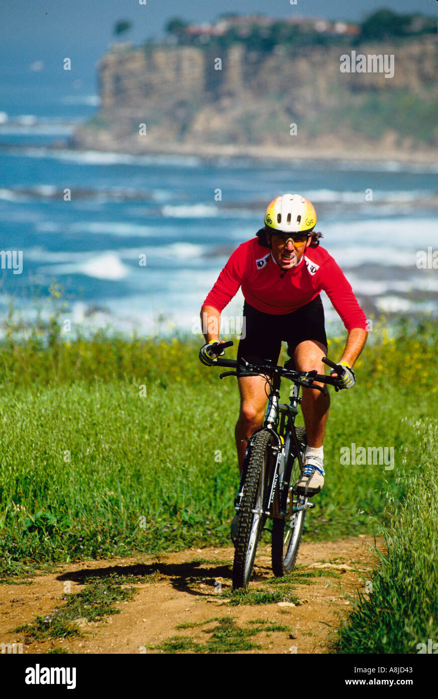 Sport Sports Mountain Biking  Stock Photo