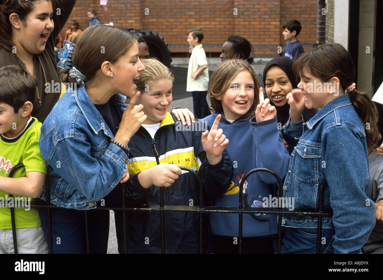Children in school group hi-res stock photography and images - Alamy