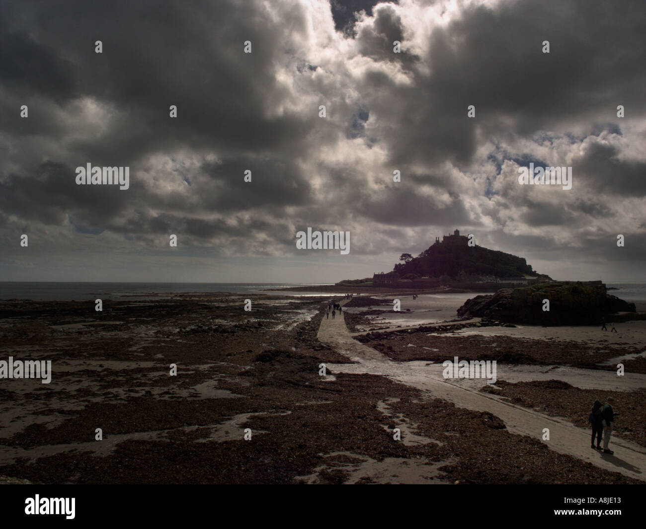 St Michaels mount in Cornwall Stock Photo