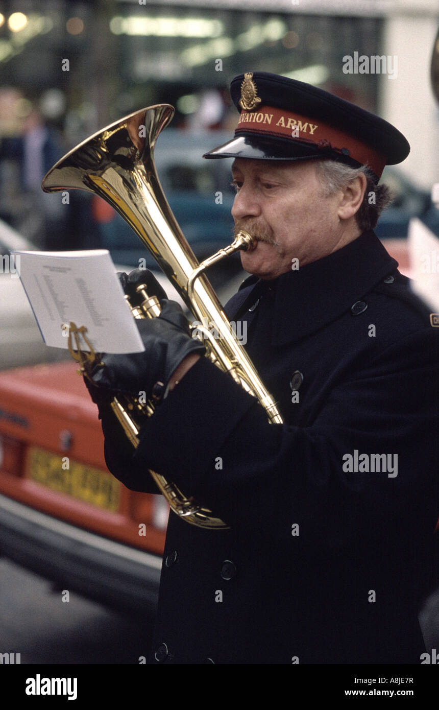 Salvation Army band player Stock Photo
