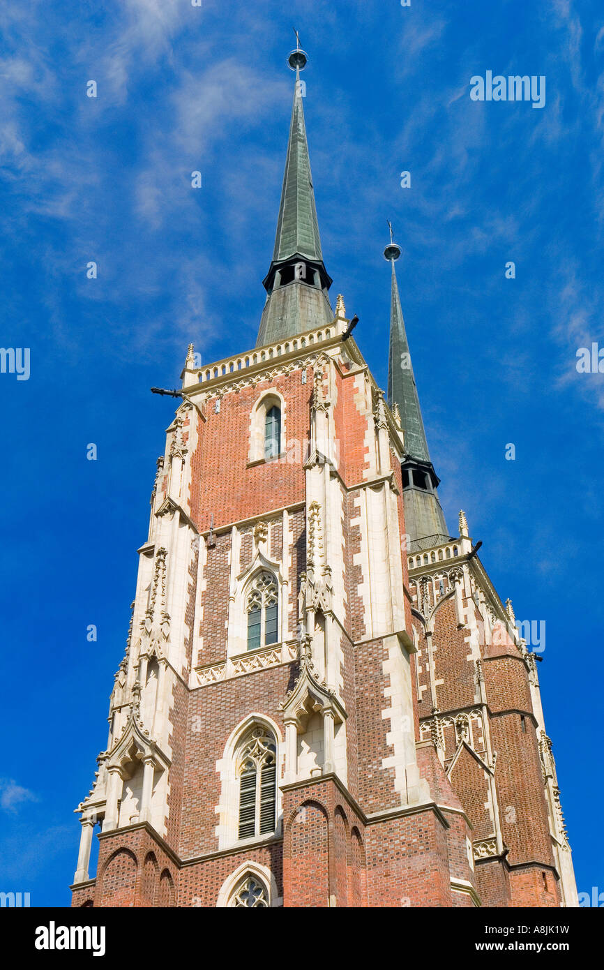 Saint John Cathedral Towers Ostrow Tumski.Wroclaw Lower Silesia Poland ...