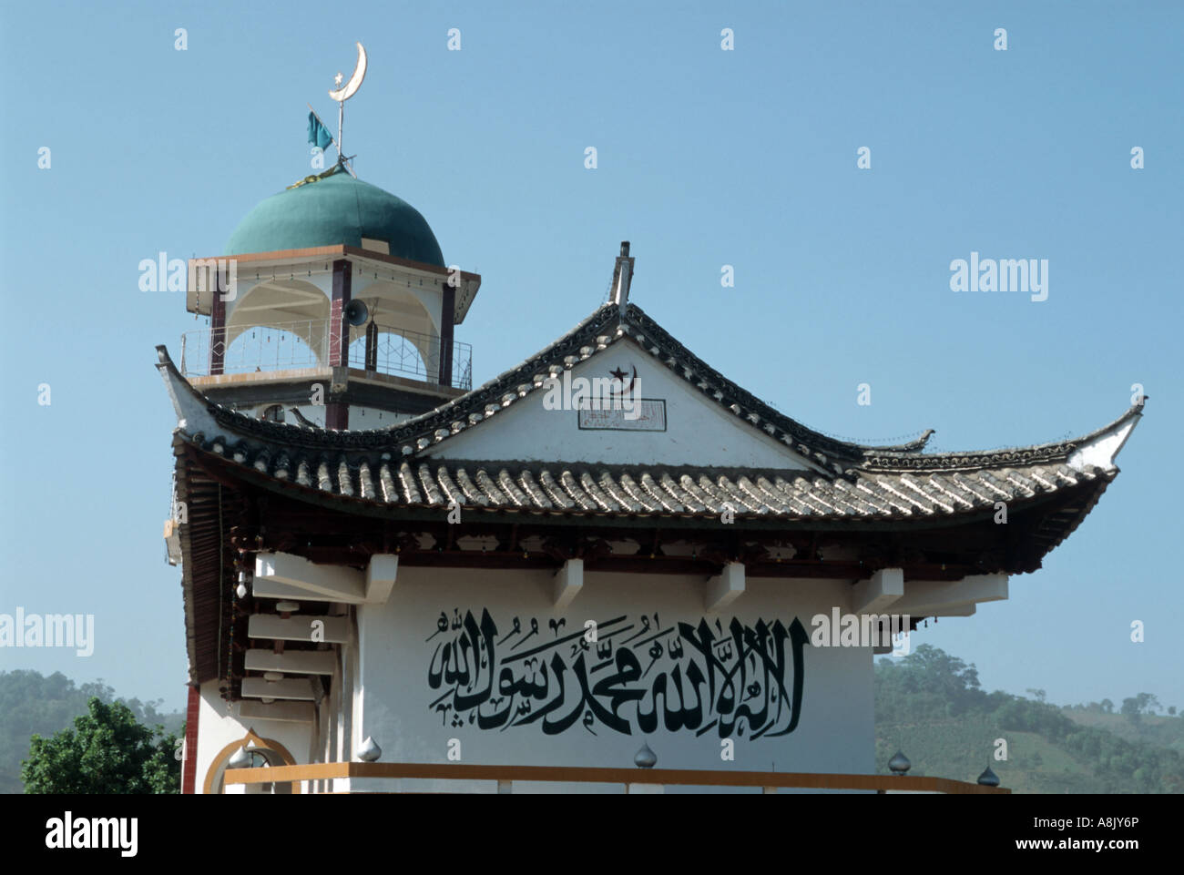 CHINA MOSQUE IN YUNNAN PROVINCE Photo Julio Etchart Stock Photo Alamy