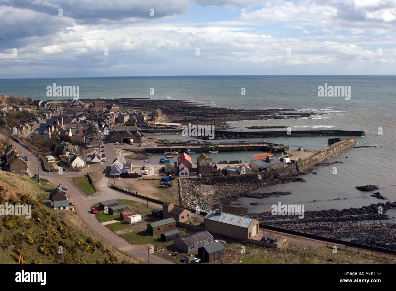 Johnshaven Scottish seaside village Aberdeenshire northeast scotland Stock Photo 6926405 Alamy