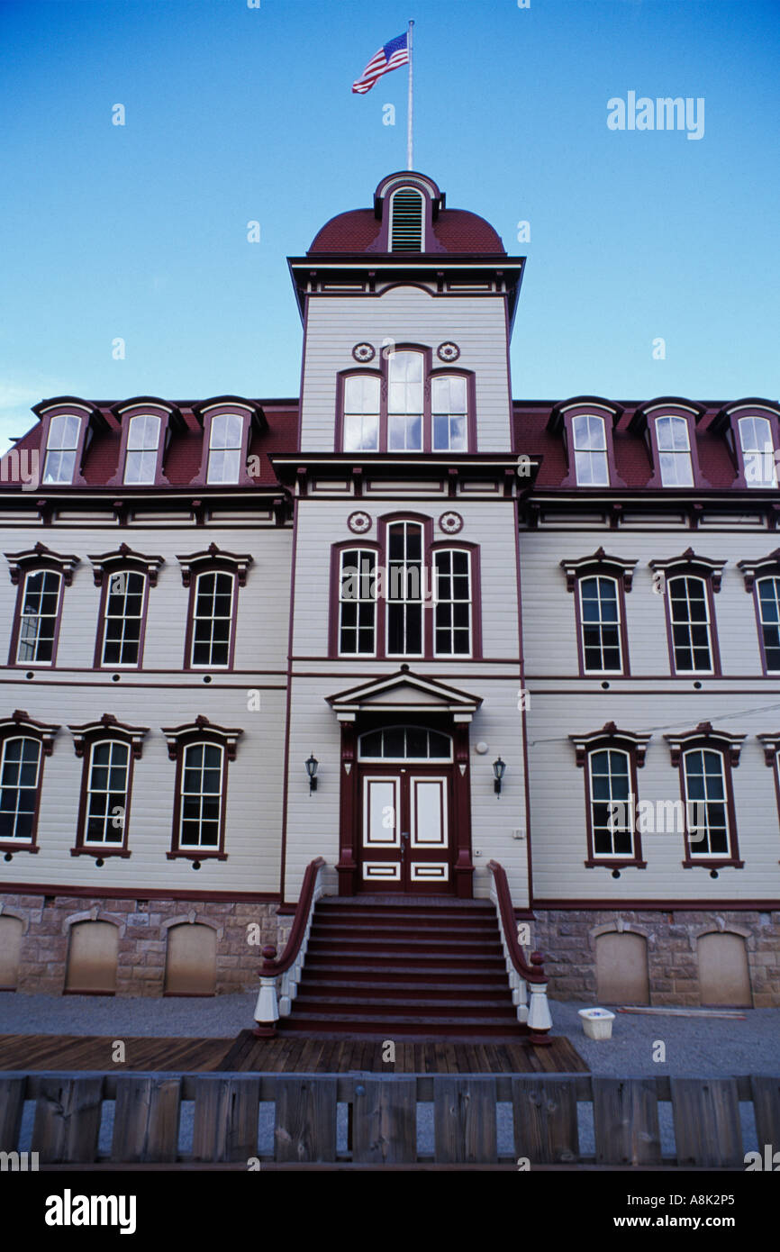 Nevada, Virginia City, Fourth Ward School Stock Photo