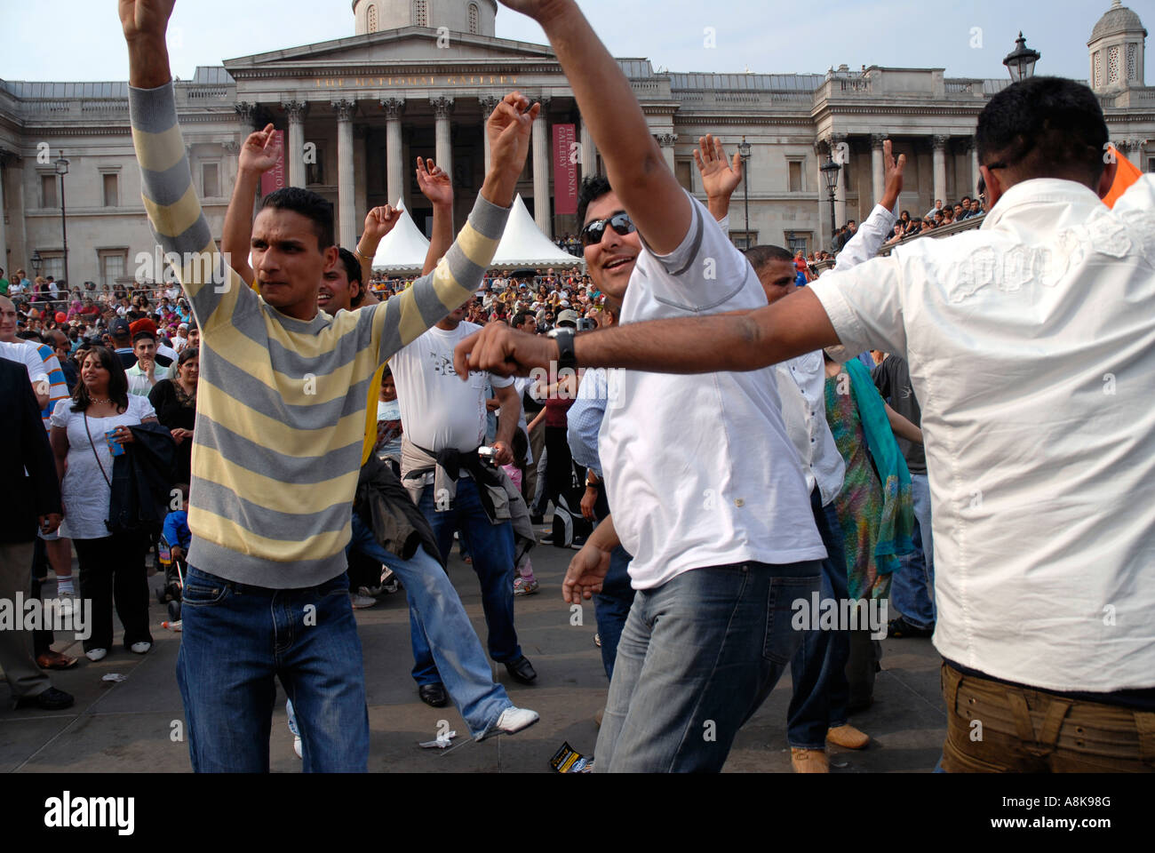 Celebration of Hindu and sikh festival of Vaisakhi in Trafalgar Square