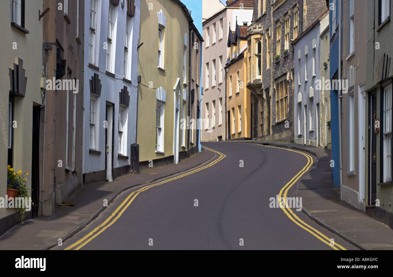 High Street, Axbridge, Somerset, England Stock Photo