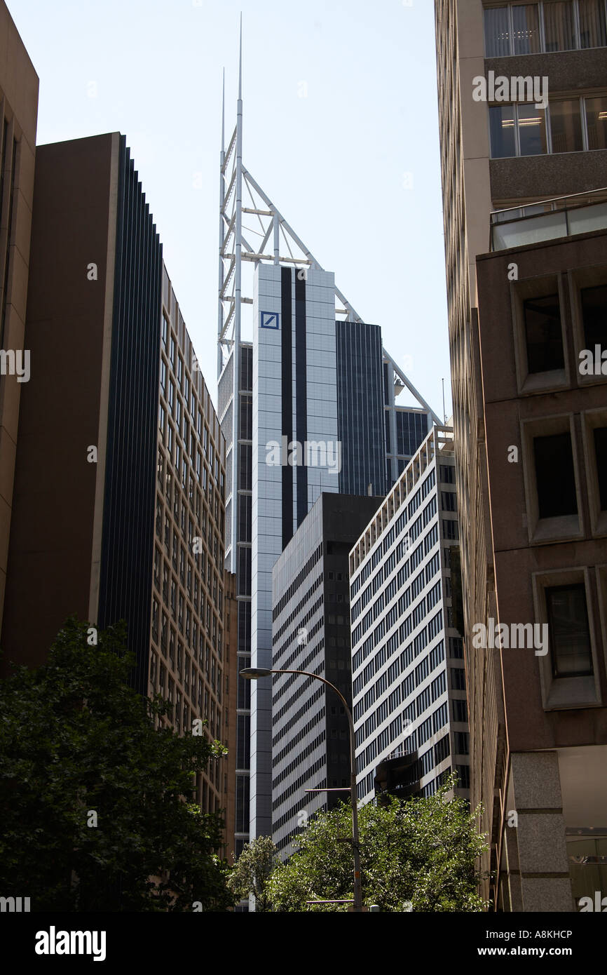 Deutsche Bank Tall Modern Commercial Office Skyscraper Building In City Centre Sydney New South Wales Nsw Australia Stock Photo Alamy