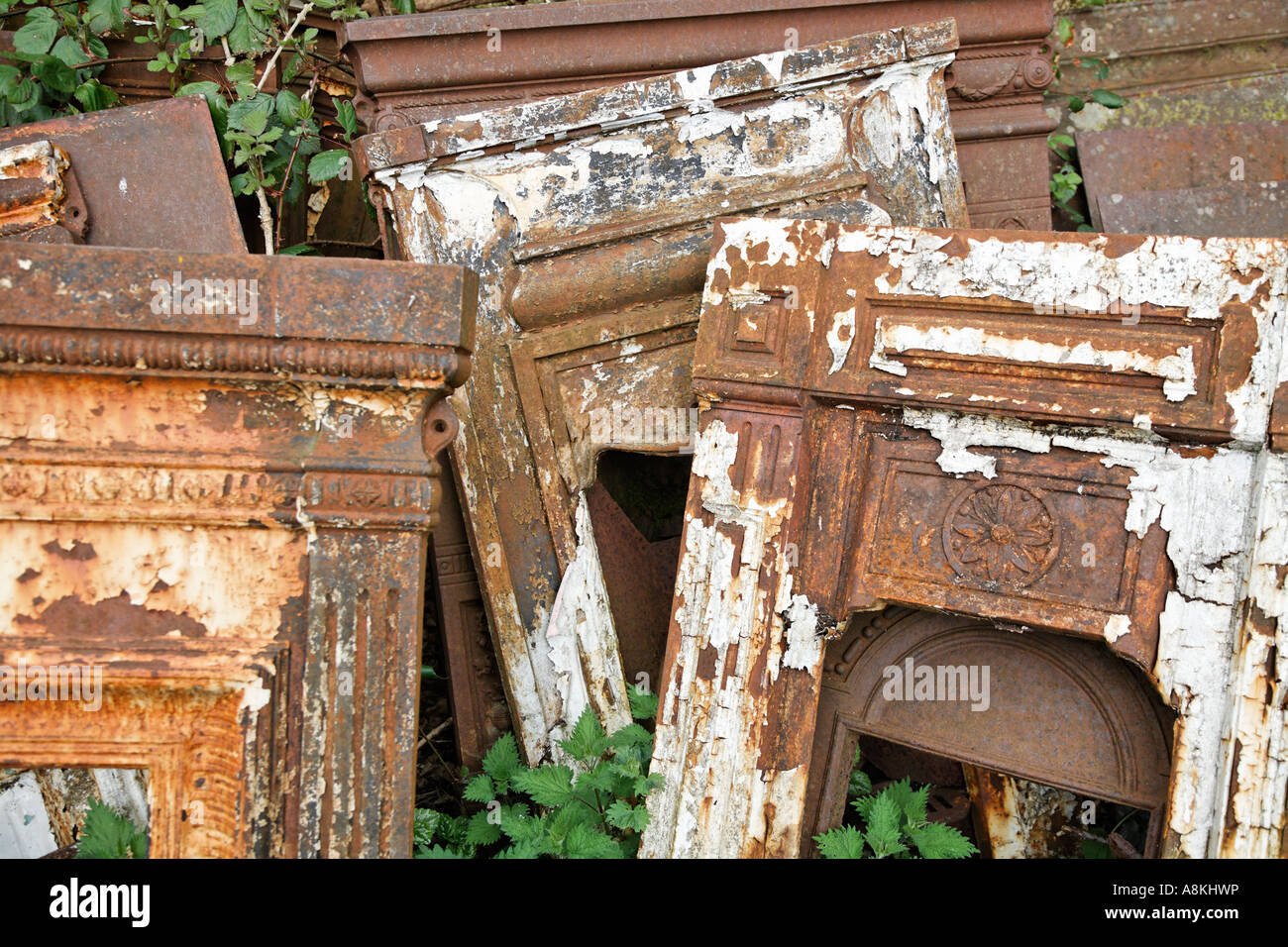 Cast Iron Fireplaces At Dolwilym Country House Carmathanshire