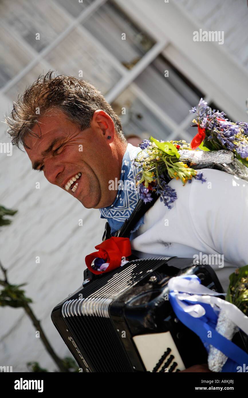 Arnold Schwarzenegger Lookalike At The Obby Oss Mayday Celebrations
