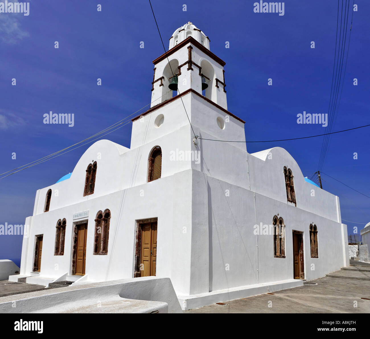 Church Agios Konstantinos, Manolas, Thirassia, Santorini ...
