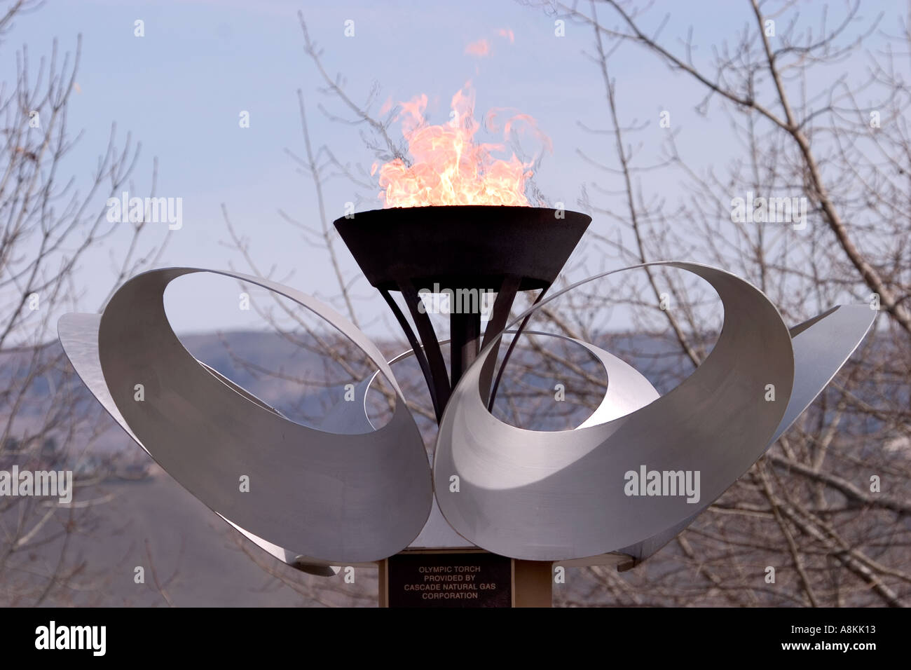 Washington States Special Olympics Torch Stock Photo Alamy