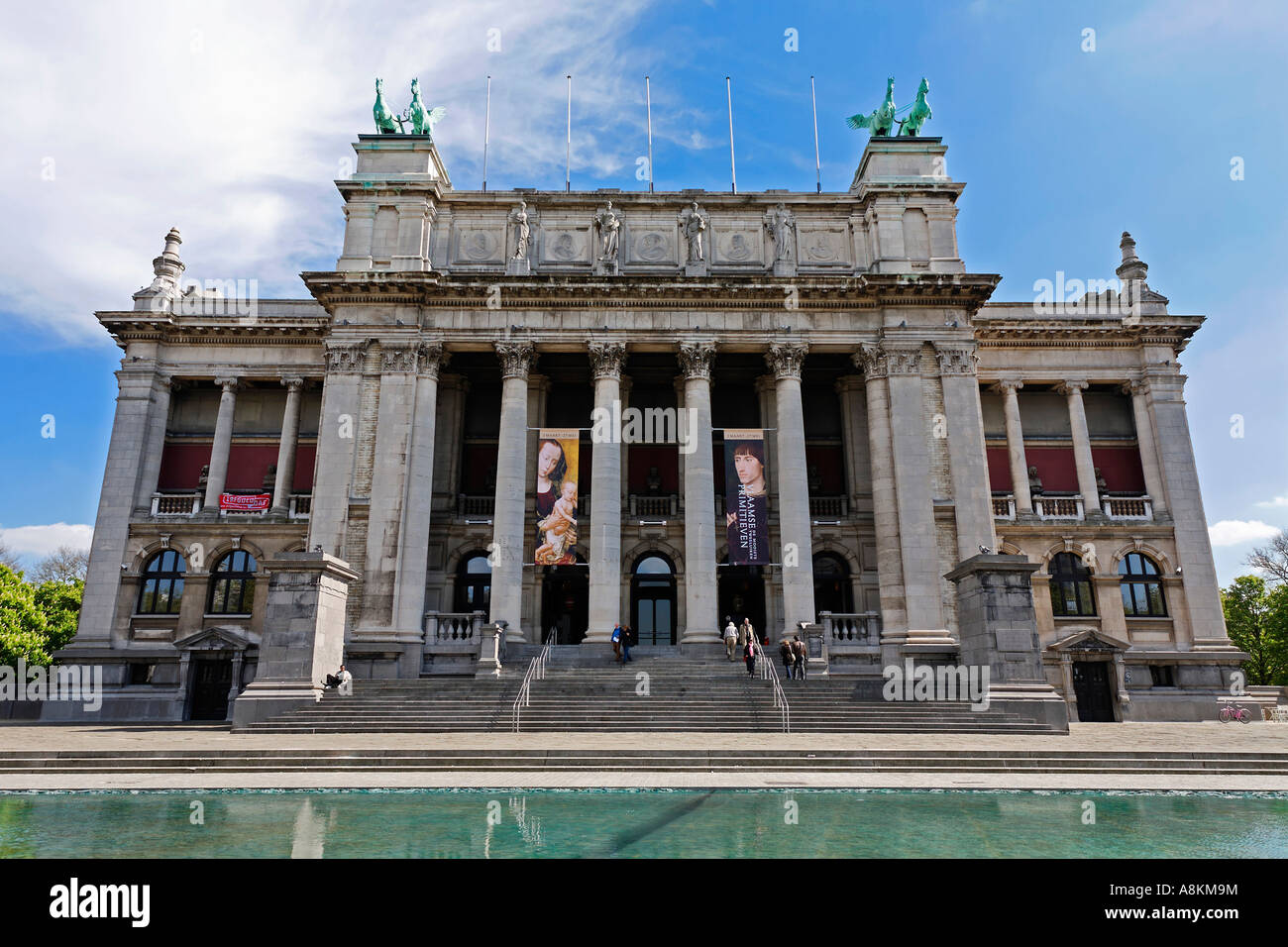 Royal museum for arts, KMSKA, antwerp, Begium Stock Photo