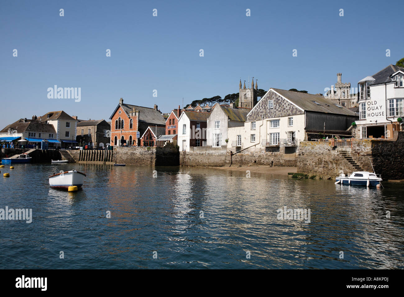 Fowey Harbour Cornwall England Uk Europe Stock Photo Alamy