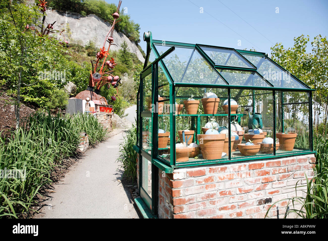 Greenhouse At The Eden Project Cornwall U.K. Europe Stock Photo Alamy