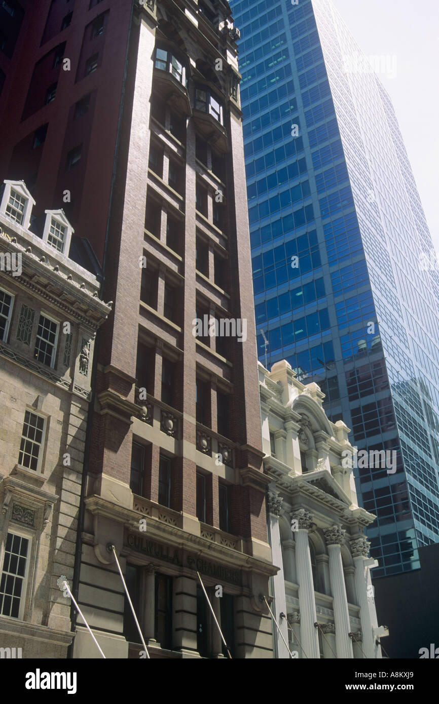 Old and new architecture in Sydney, NSW, Australia Stock Photo