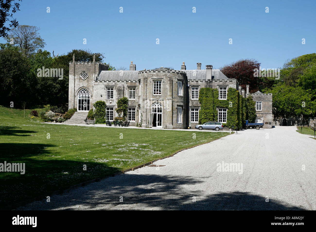 Prideaux Place Padstow Cornwall England Uk Europe Stock Photo