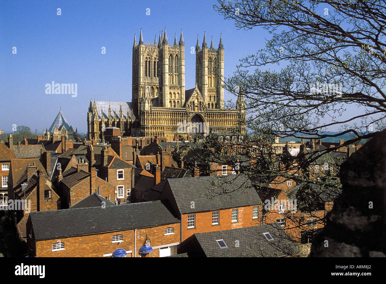 Lincoln Cathedral Stock Photo