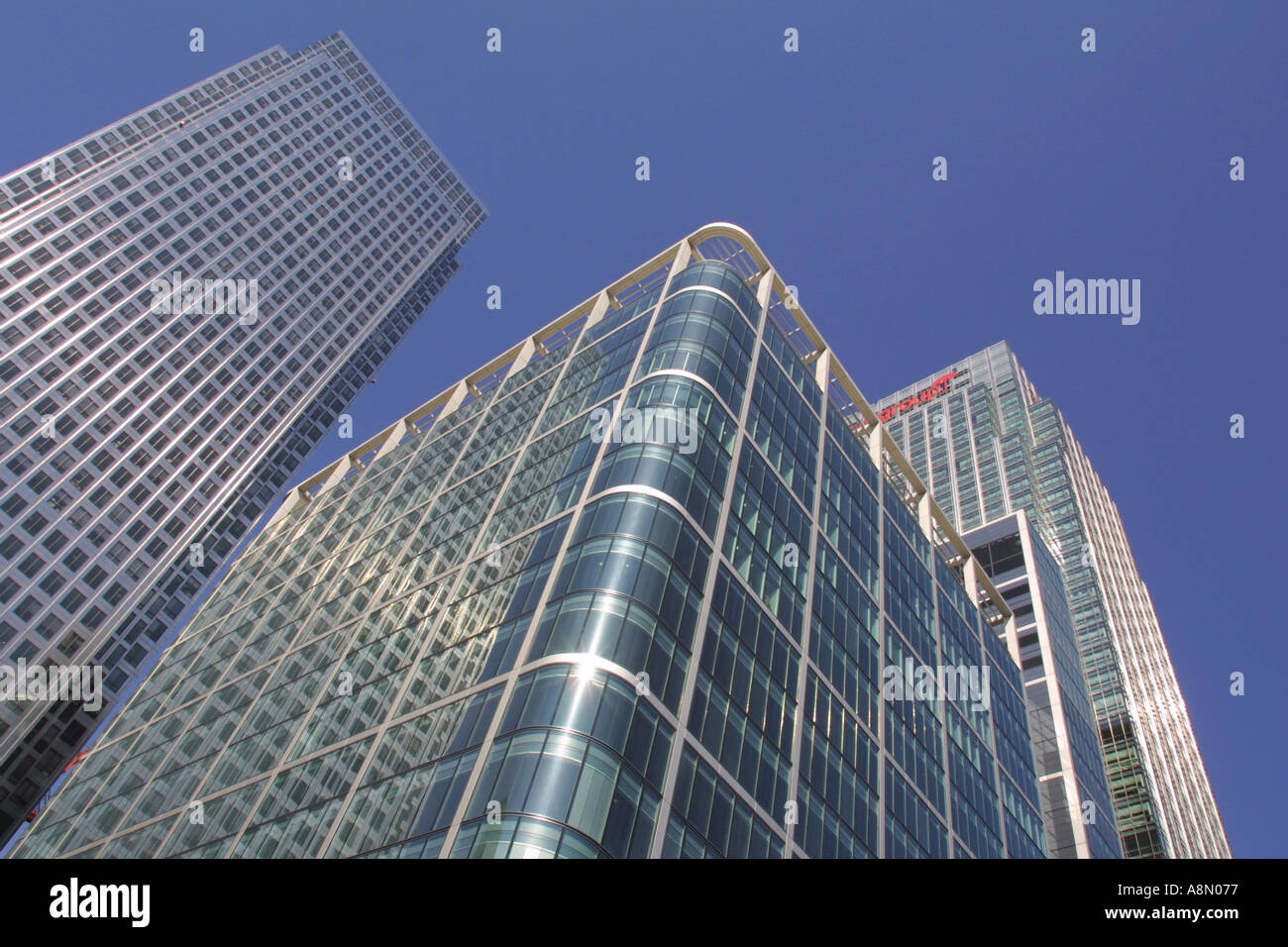 Canary Wharf buildings London GB UK Stock Photo - Alamy
