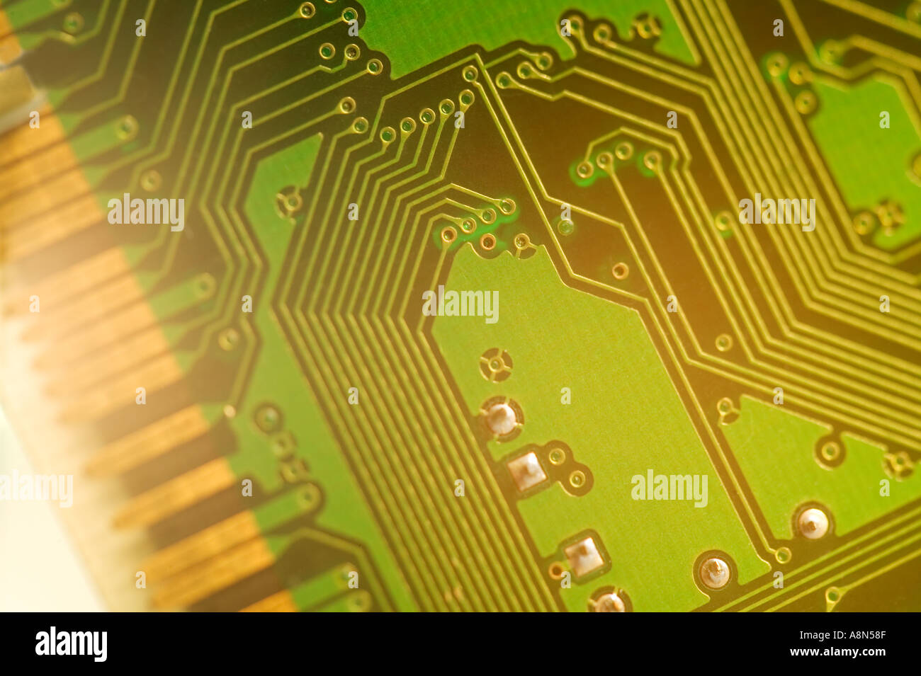 Closeup of a circuit board Stock Photo - Alamy
