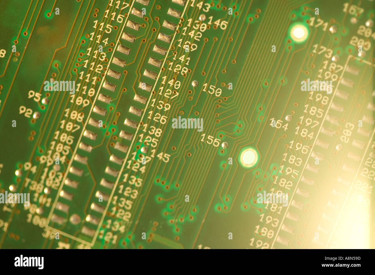 Closeup of a circuit board Stock Photo Alamy