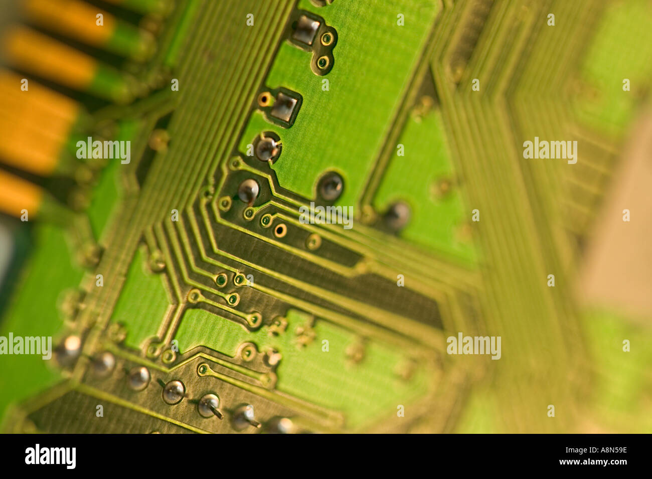 Closeup of a circuit board Stock Photo Alamy