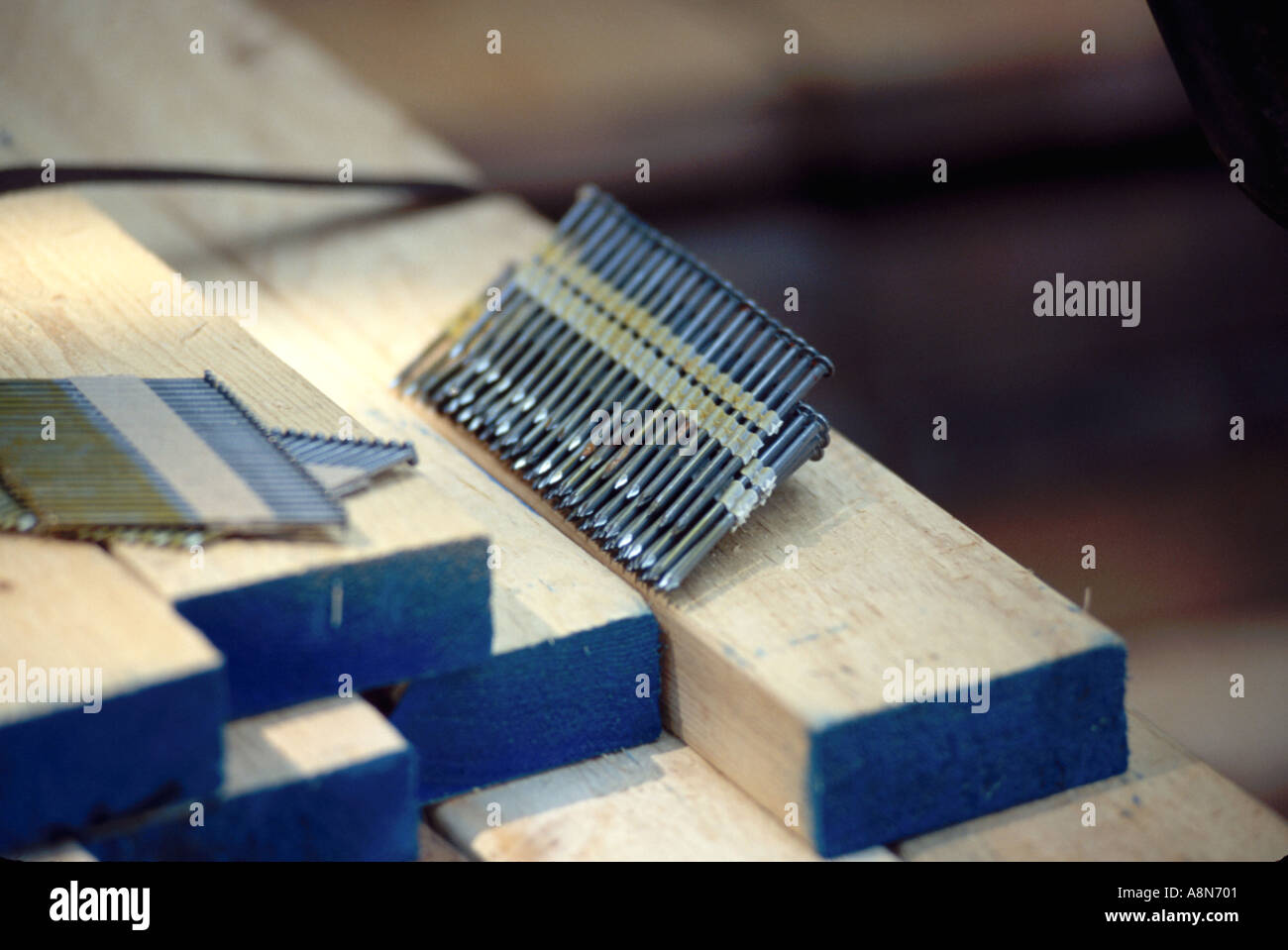 Lumber and Nails Stock Photo Alamy