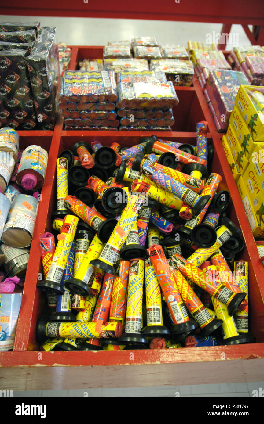 Fireworks store in Tennessee on the Interstate highway selling