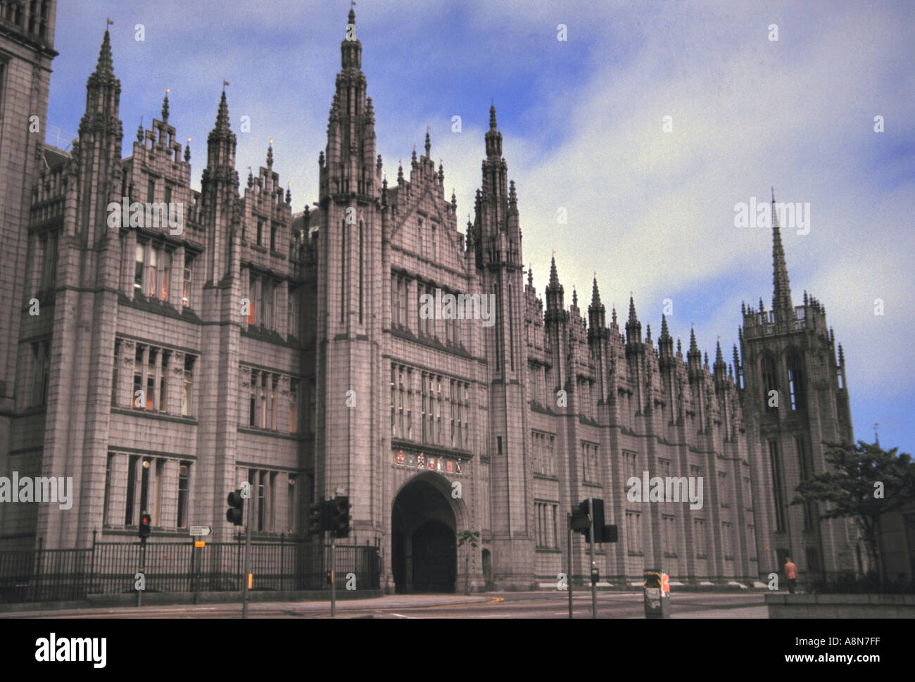 Marischal College University of Aberdeen Scotland Stock Photo