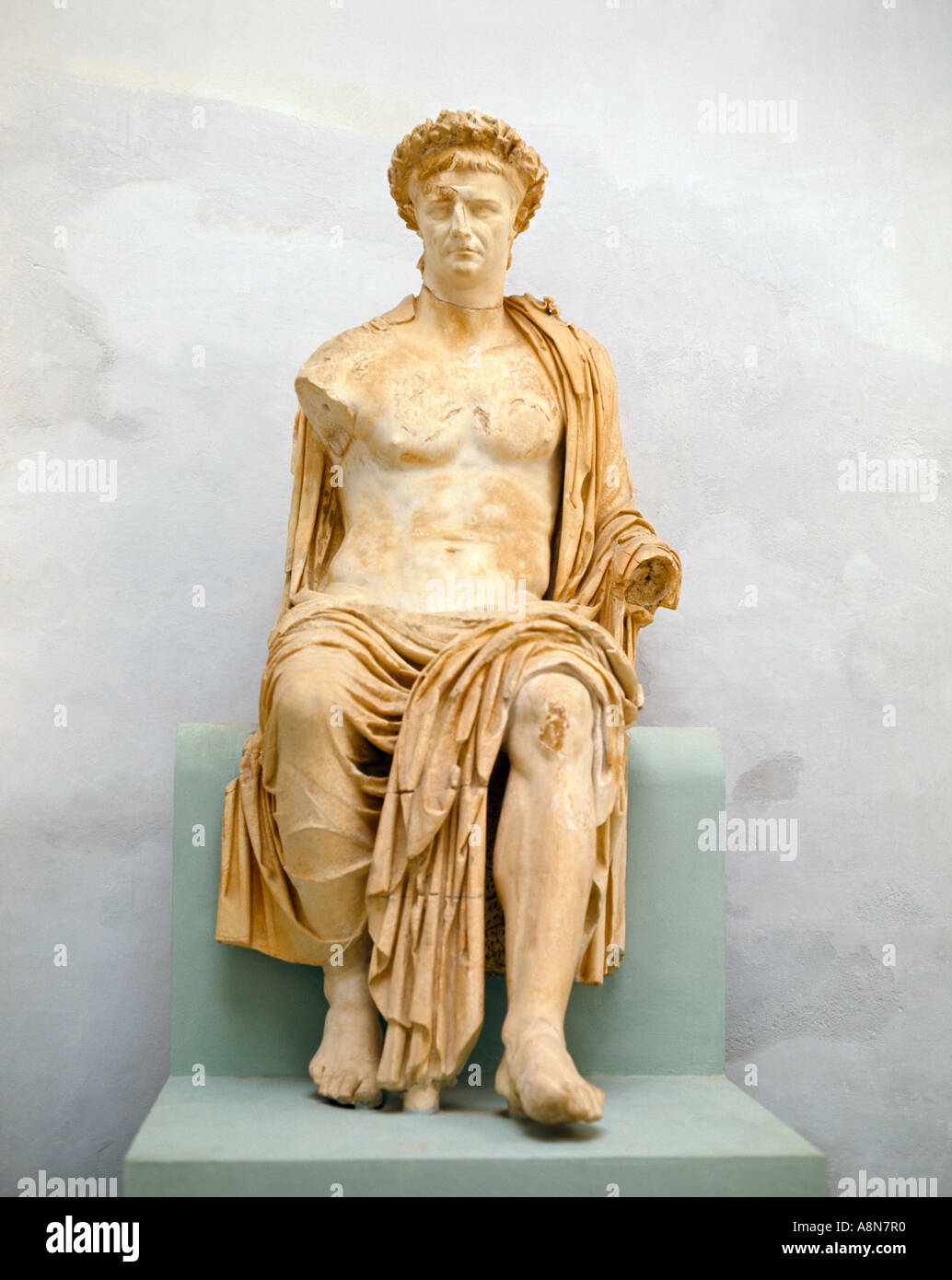 Sabratha Libya Roman Statue Stock Photo