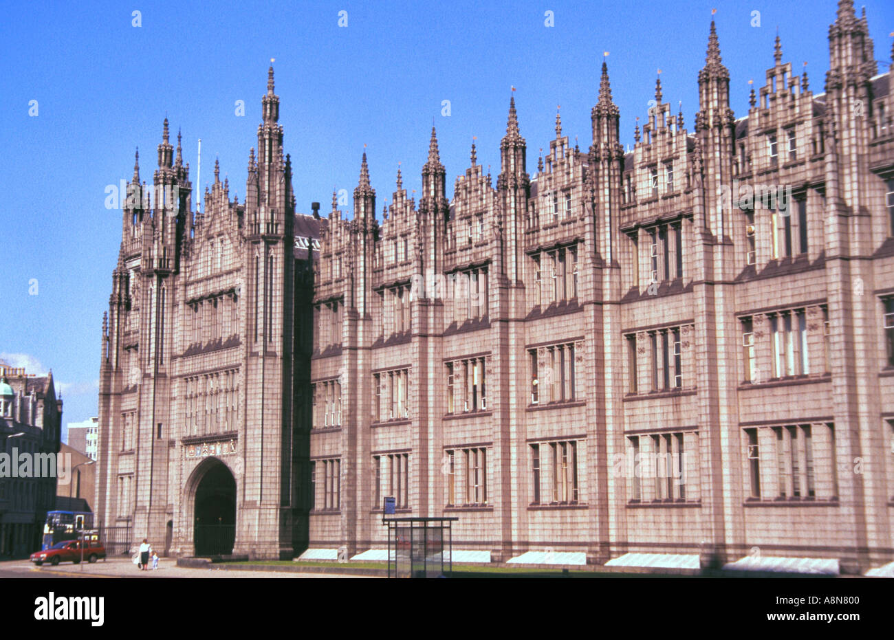 Marischal College University of Aberdeen Scotland Stock Photo