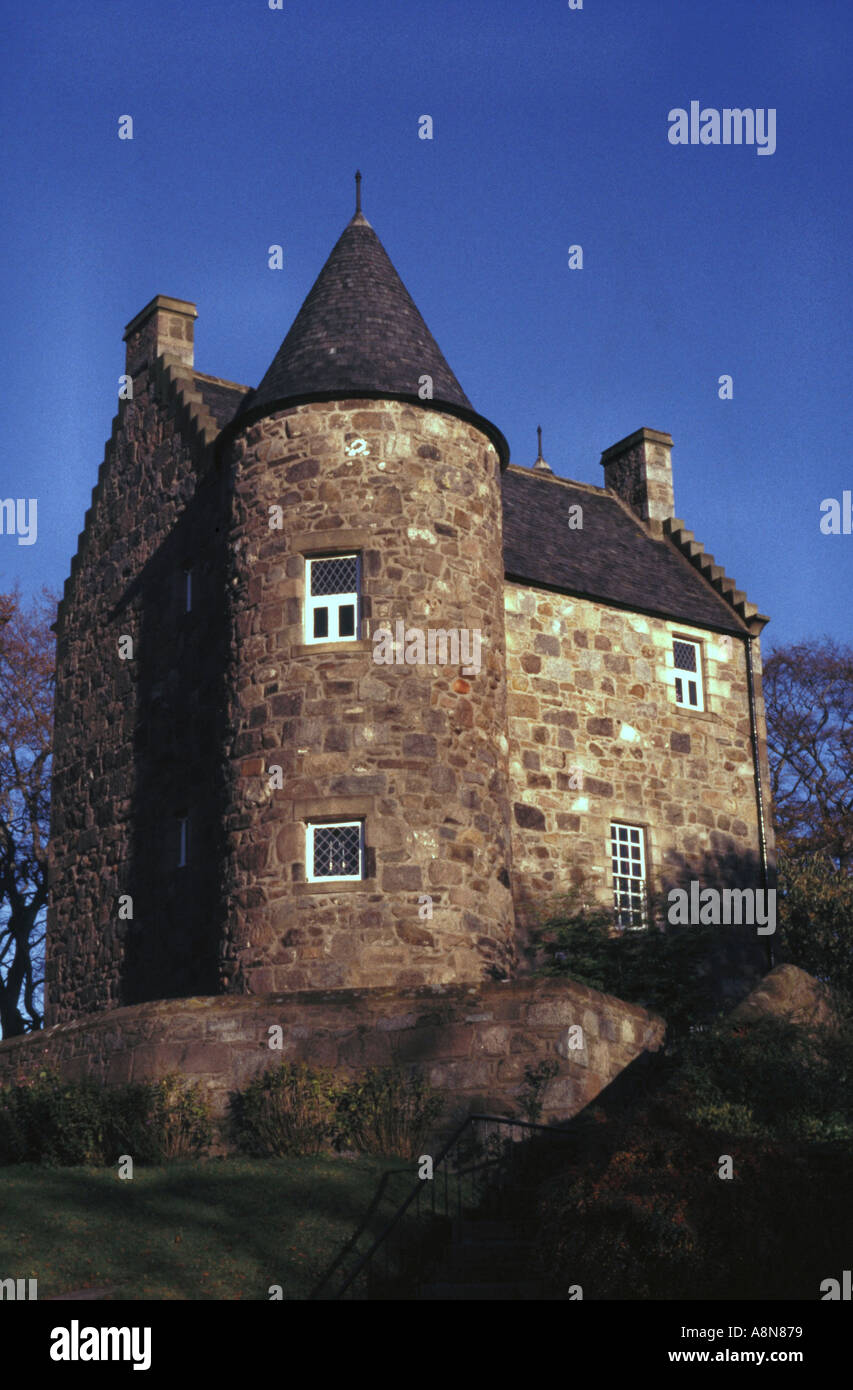 Wallace Tower in Aberdeen Scotland Stock Photo