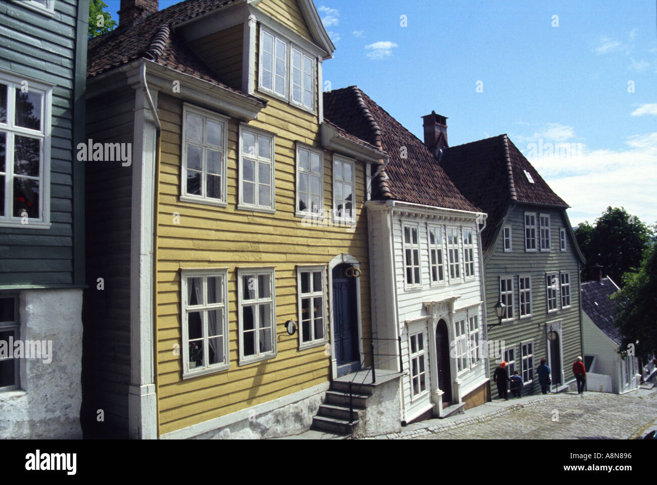 Baker s house in Old Bergen Norway Stock Photo