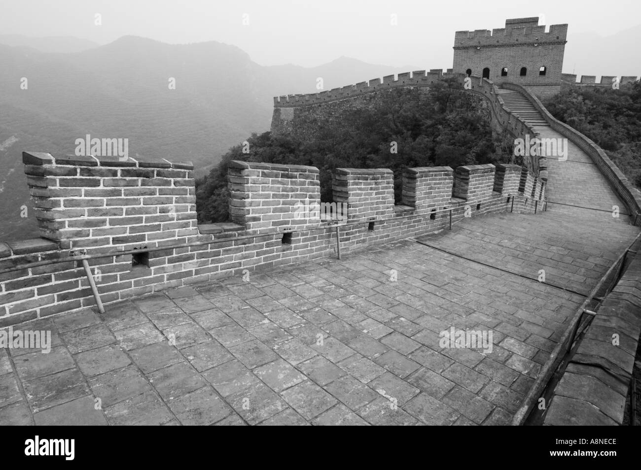 Great Wall at Juyongguan Gate, near Badaling, Beijing, China. Stock Photo