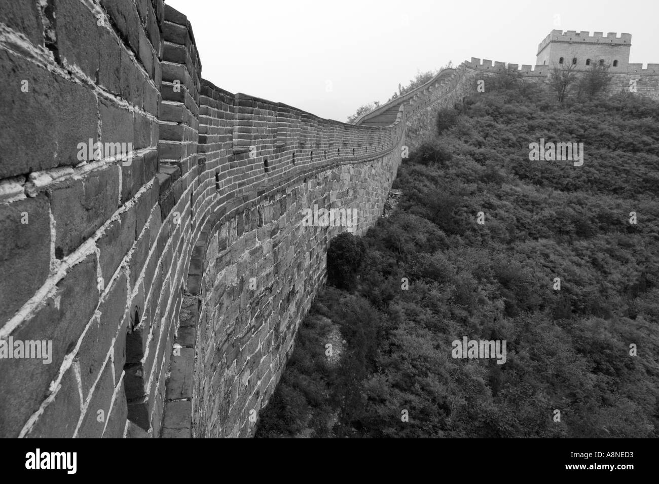 China Beijing The Great Wall At Juyongguan Gate Near Badaling Stock Photo