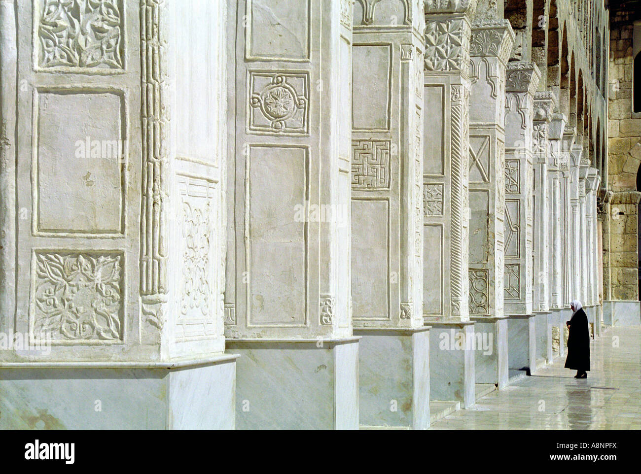 Umayyad Mosque - Damascus, SYRIA Stock Photo