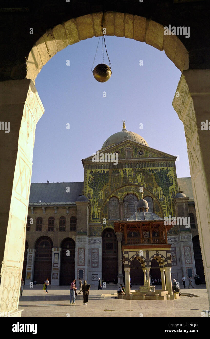Umayyad Mosque - Damascus, SYRIA Stock Photo