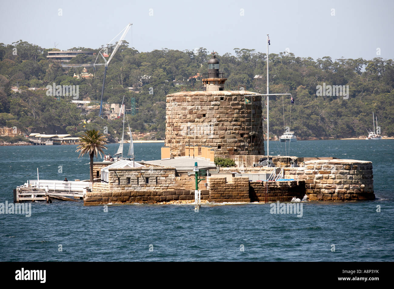 Fort Denison island in Port Jackson Sydney harbour New South Wales NSW Australia Stock Photo Alamy