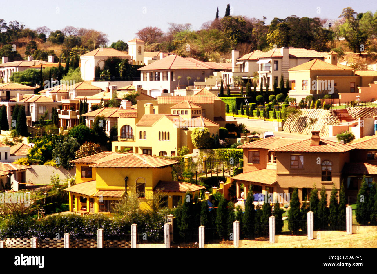 security complex village, pretoria, south africa Stock Photo Alamy
