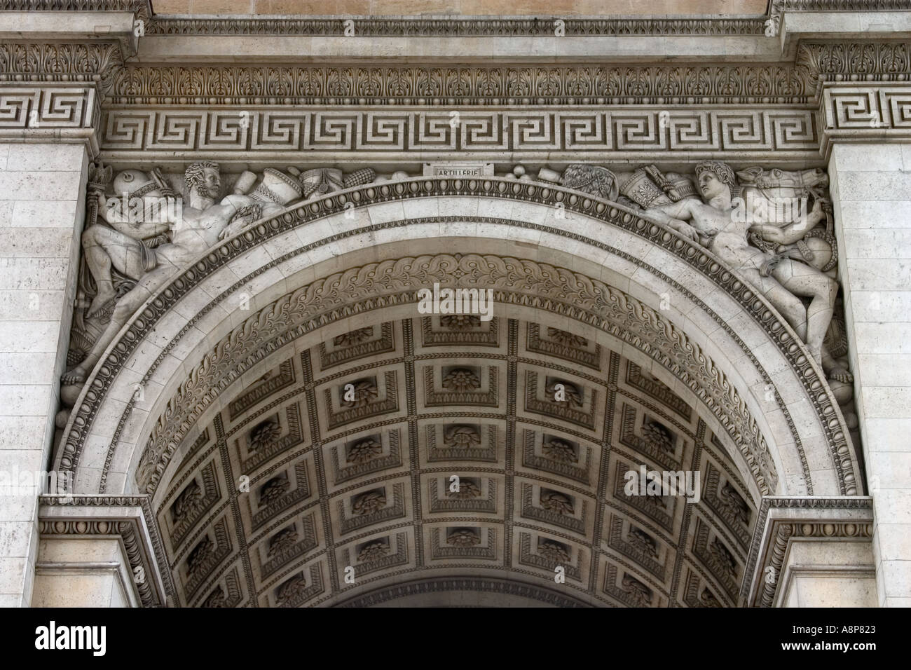 Arch De La Triomphe Arc Of Triumph Champs Elysees Paris France Stock Photo Alamy