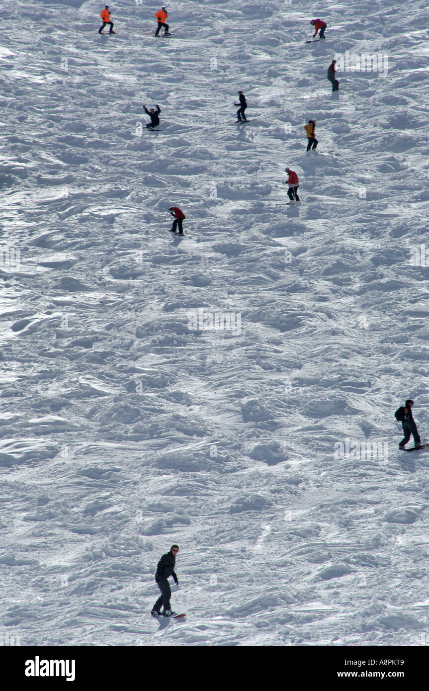 Steep ski run hi-res stock photography and images - Alamy