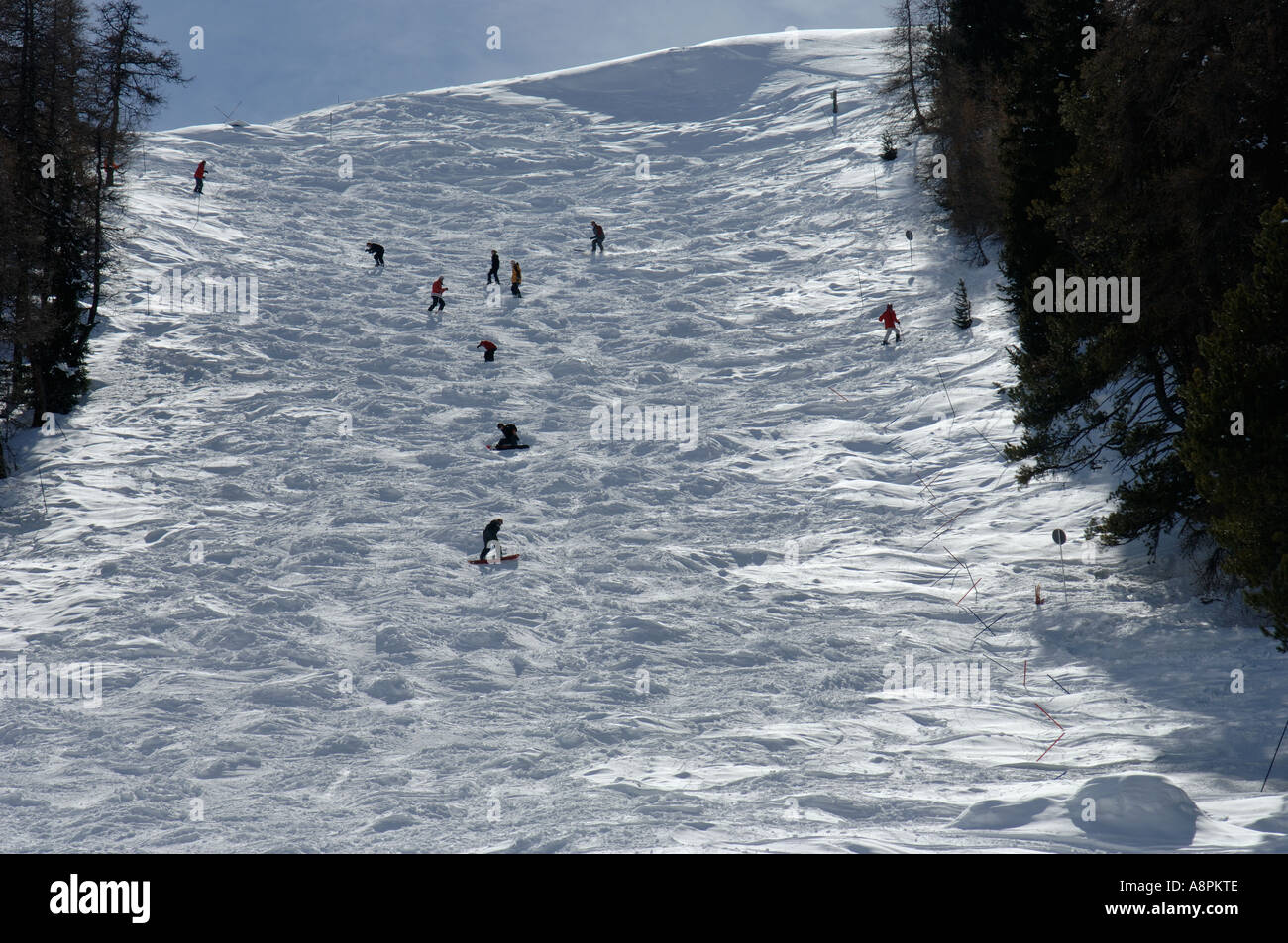Black ski run hi-res stock photography and images - Alamy