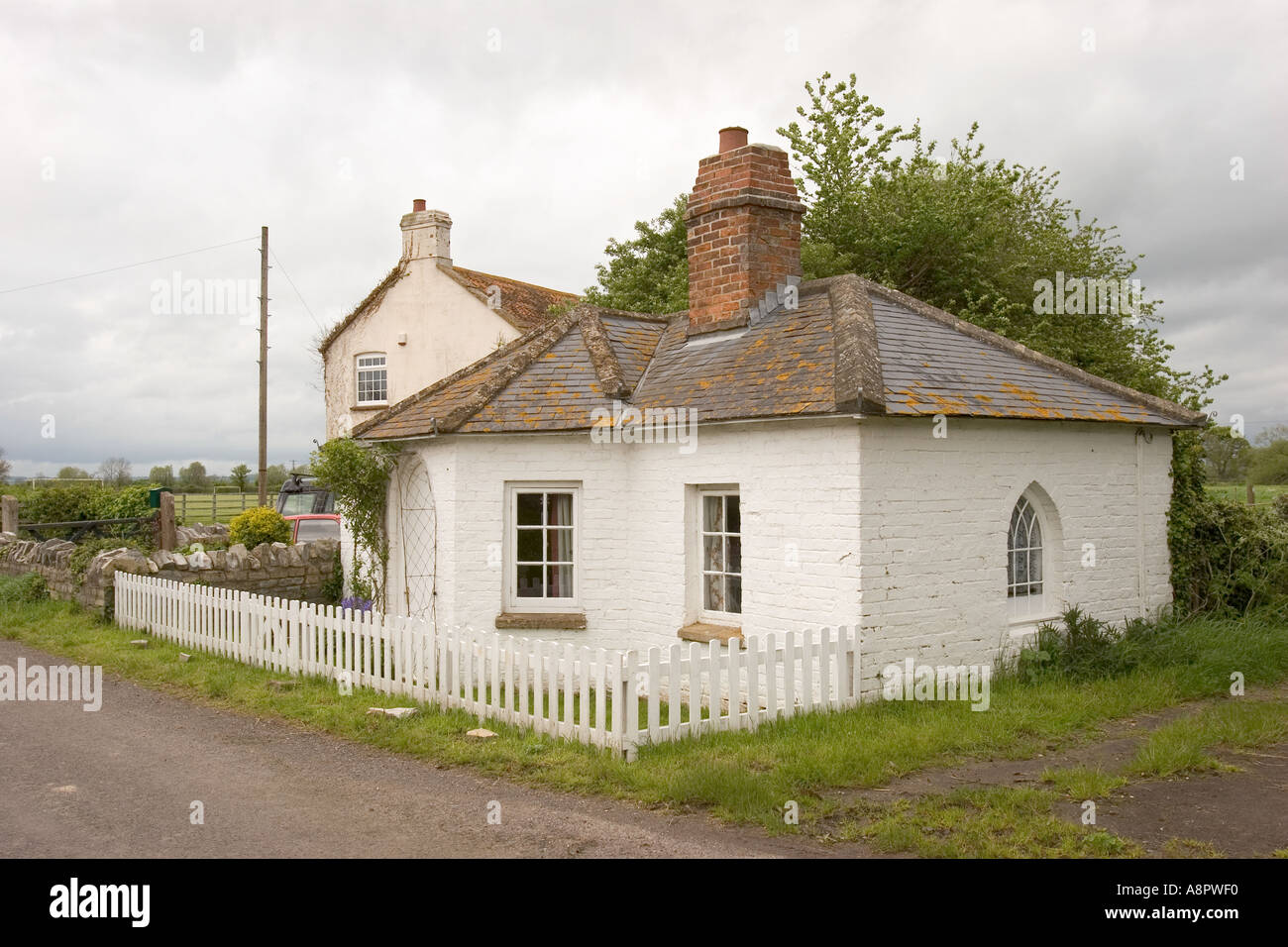England Somerset Kingsbury Episcopi old toll house Stock Photo Alamy