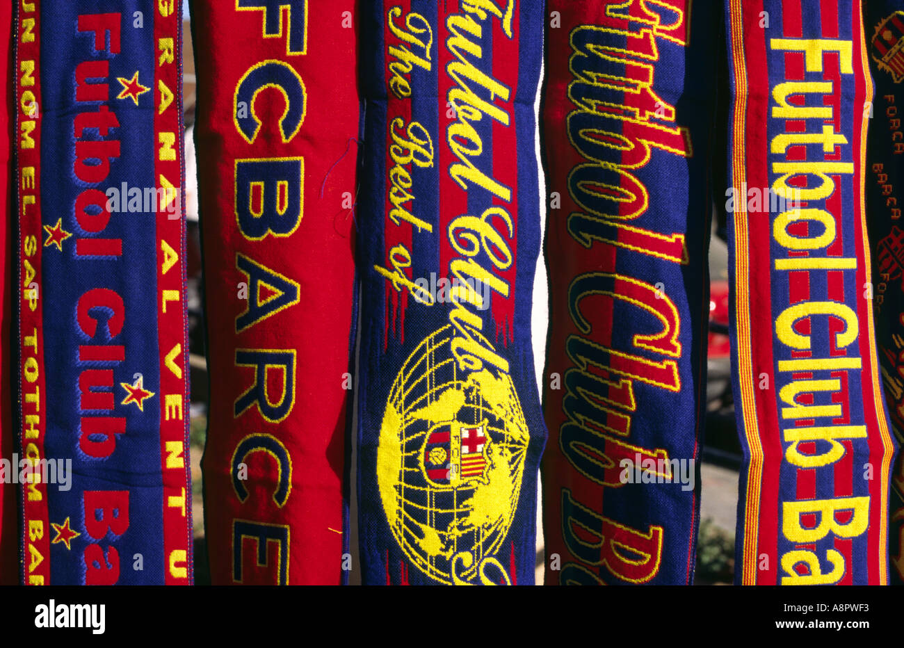 Foulard / Écharpe Barcelone Catalogne - Vintage Années 80 - Type Laine - Luxe
