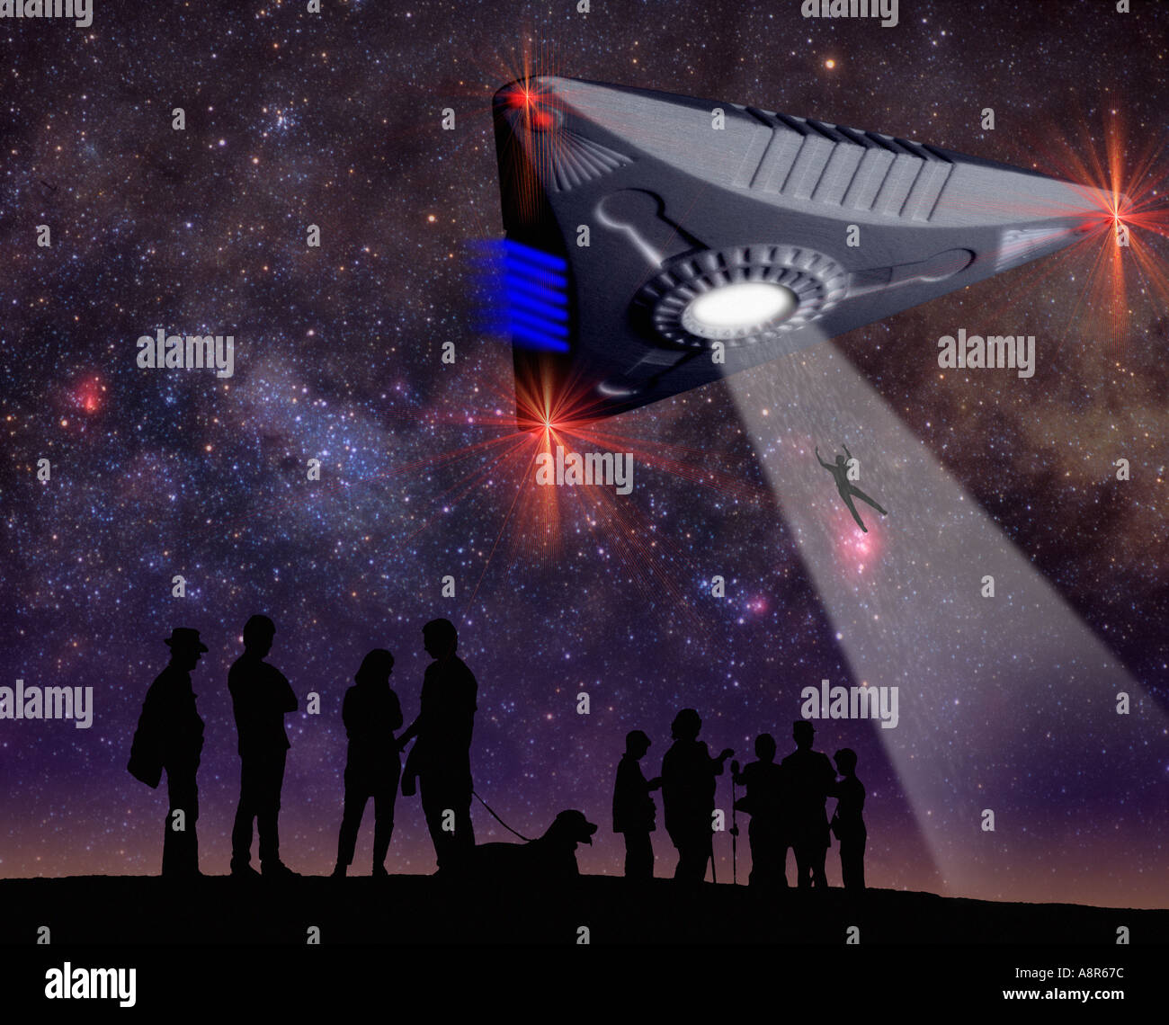 Ufólogo enxerga nave alienígena em triângulo registrado perto do