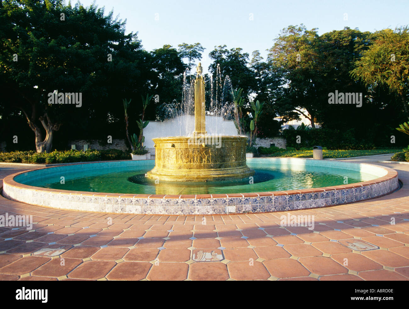 Electric Fountain on Santa Monica Boulevard in Beverly Hills Los
