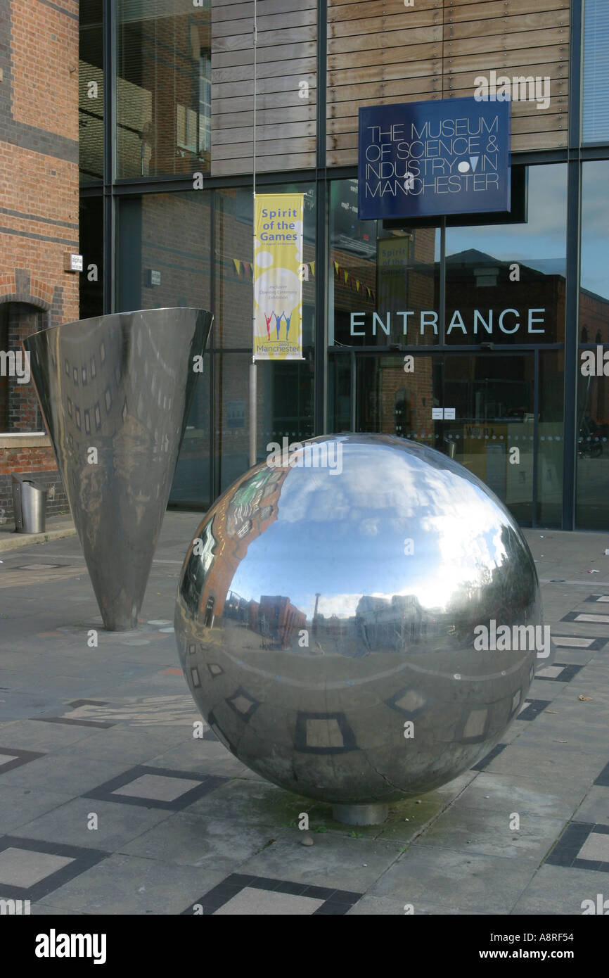 Entrance to Museum of Science and Industry in Manchester Liverpool Road