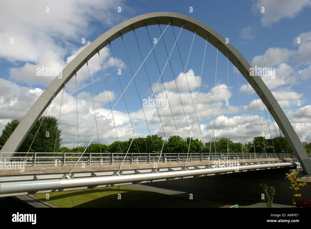 Hulme Arch Manchester UK Parabolic arch by Chris Wilkinson Wilkinson ...